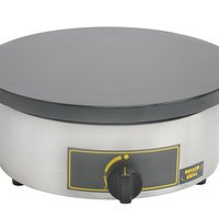 Mobile gas crepe machine with thermostat